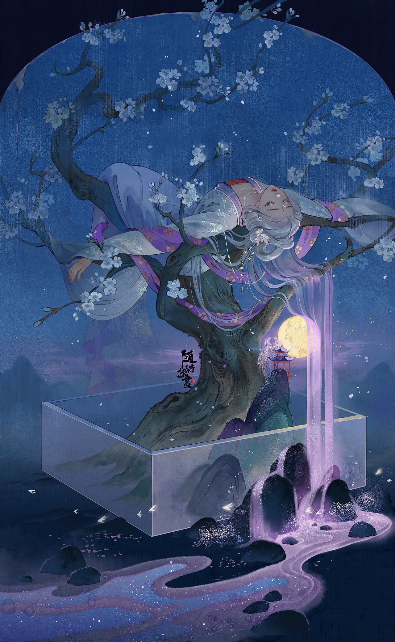 中秋贺图（图ZMzc3MzYxNjMy） - 创作习作 - 站酷设计师养猫画画的随随原创素材 - 站酷ZCOOL