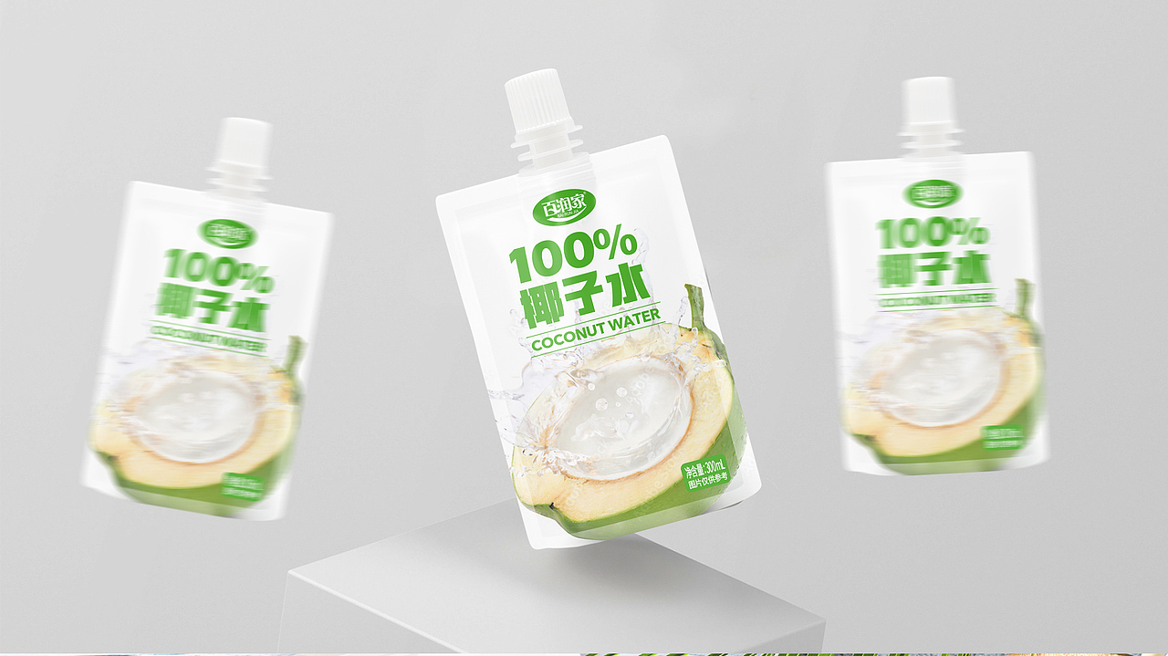 百润家-100%椰子水（图ZMzc3MzYyNzUy） - 包装 - 站酷设计师BIGHANDDESIGN原创素材 - 站酷ZCOOL
