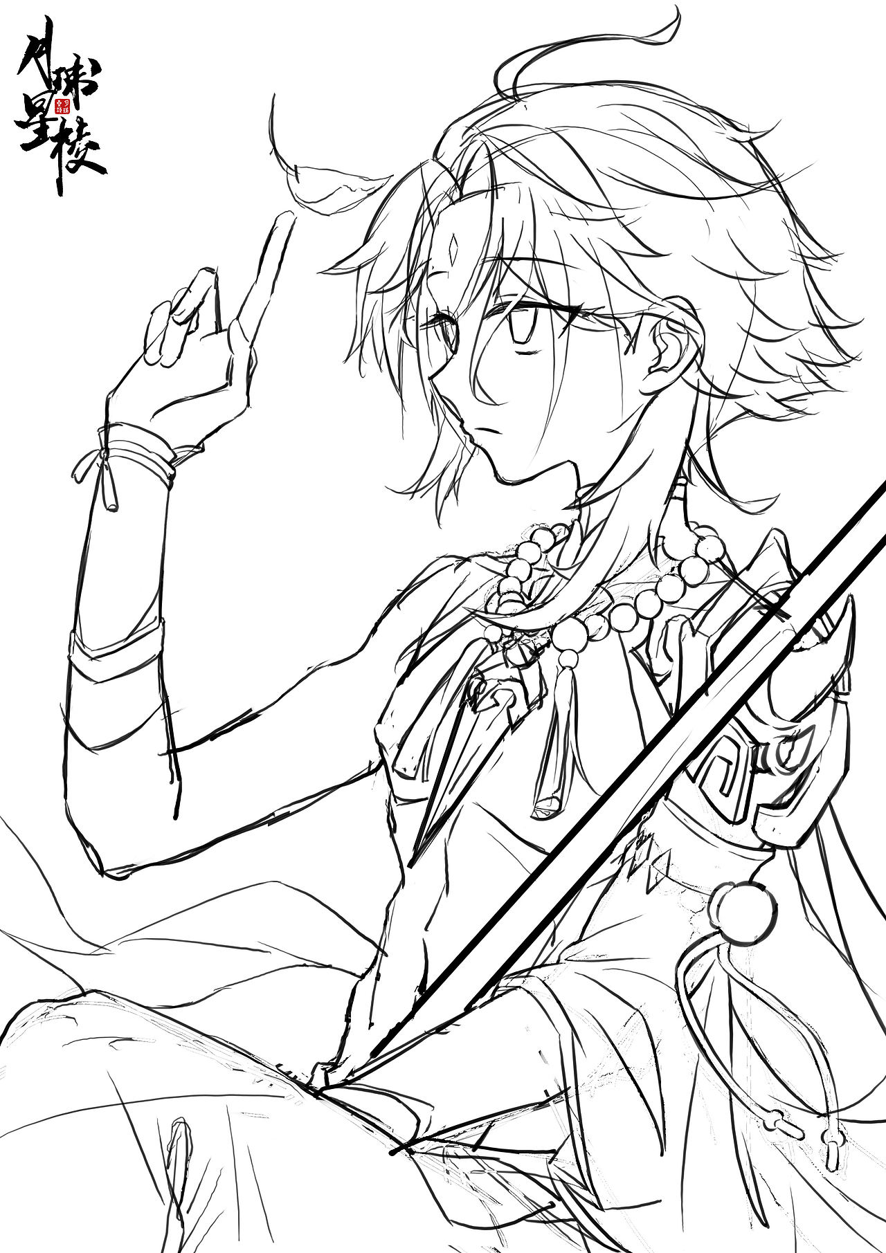 【同人插画】原神魈