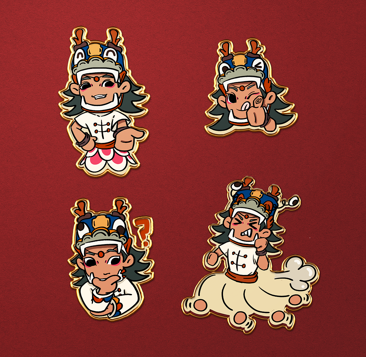 龙舟IP形象设计及衍生文创产品设计（图ZMzc3Mzc5MjQ0） - IP形象 - 站酷设计师疯狗王原创素材 - 站酷ZCOOL