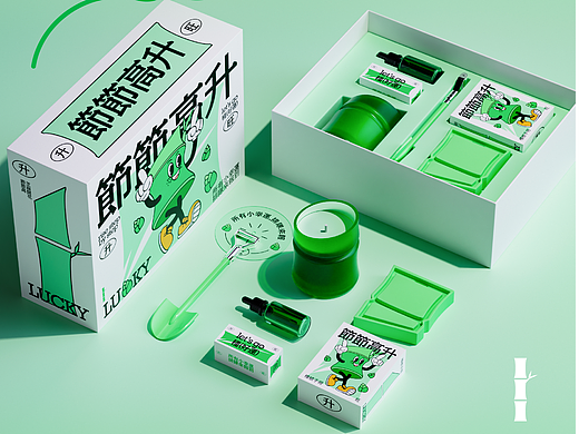 原创包装设计 I 节节高升创意香薰礼盒
