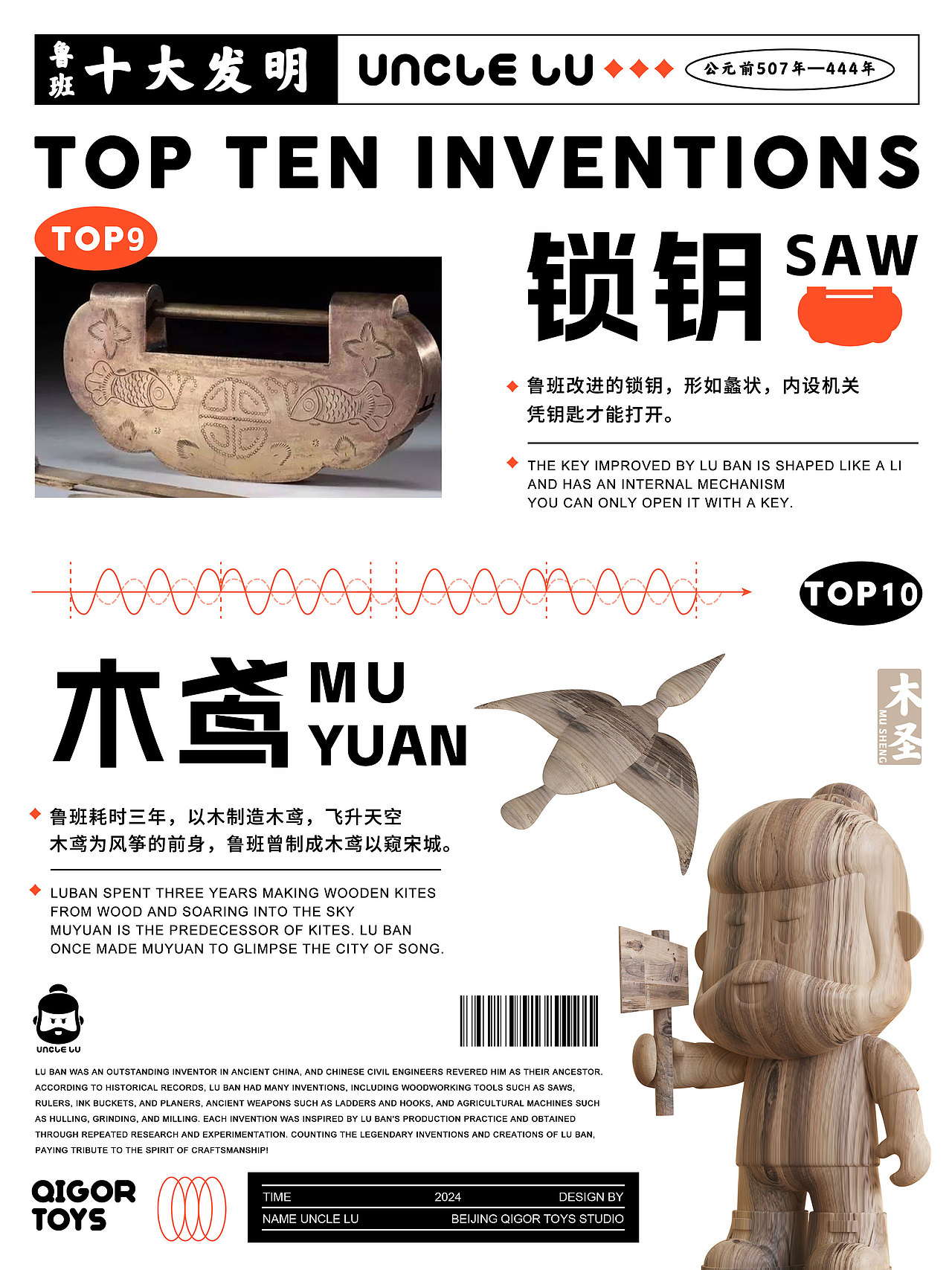 鲁班大叔IP设计（图ZMzc3Mzk4MDM2） - IP形象 - 站酷设计师奇果QIGOR原创素材 - 站酷ZCOOL