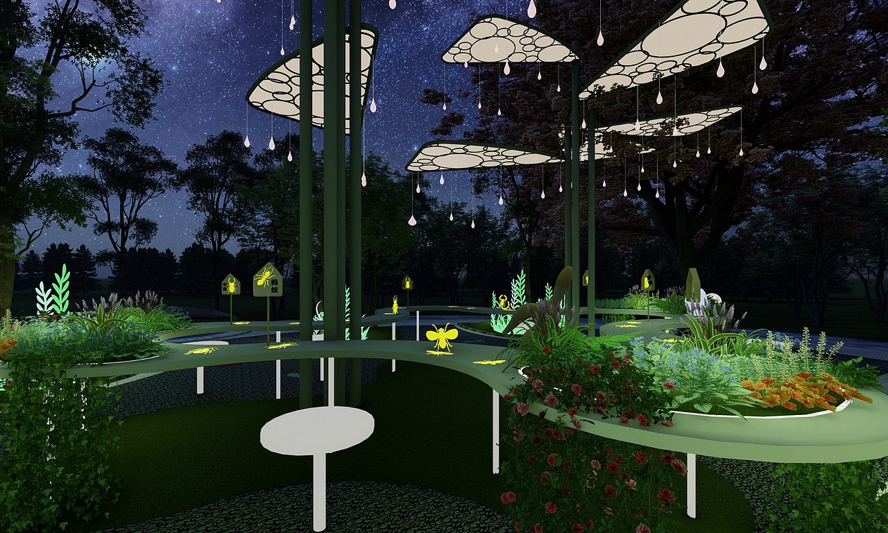 动物昆虫科普园SU模型下载