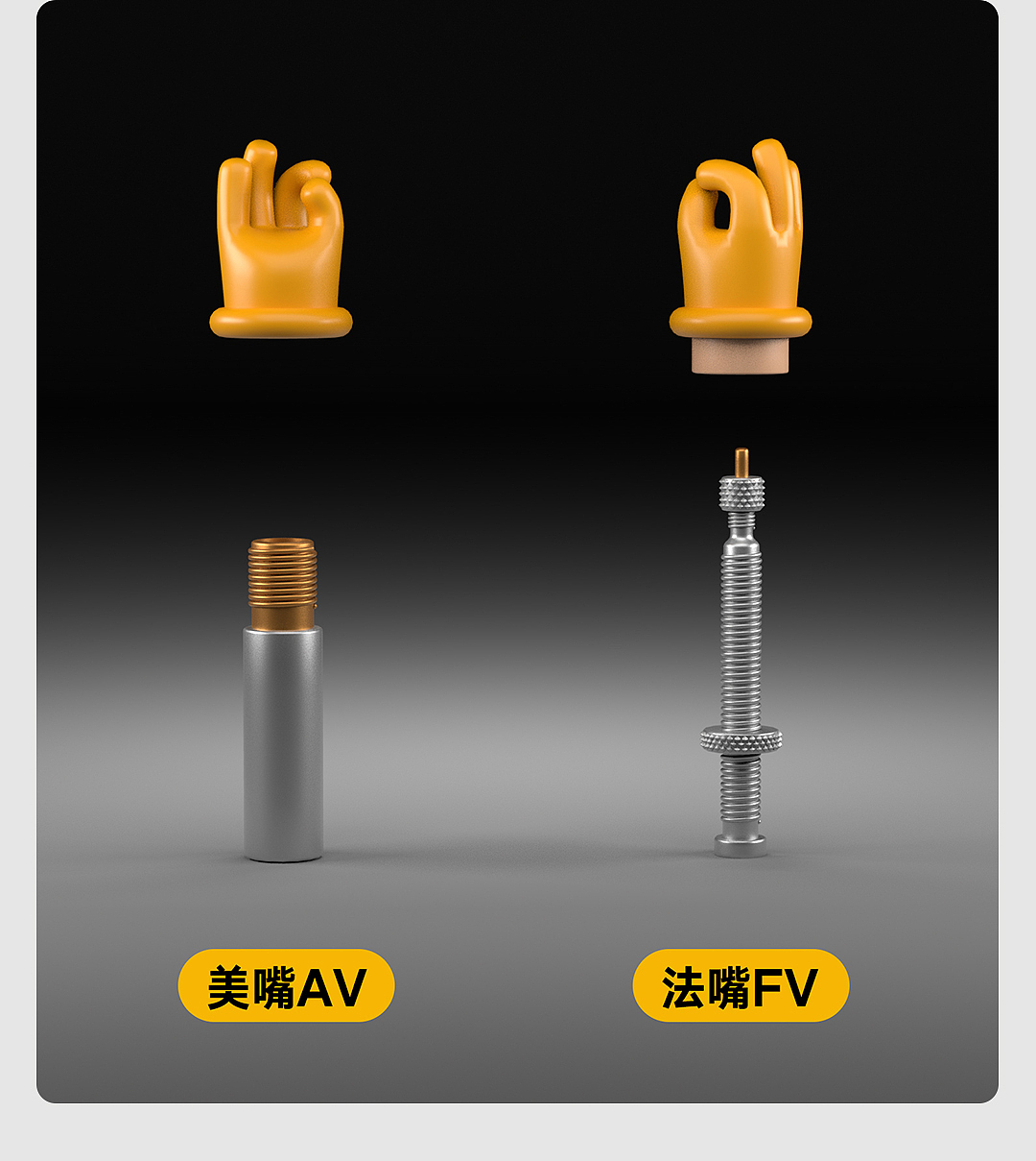 烈叔创意气门芯帽