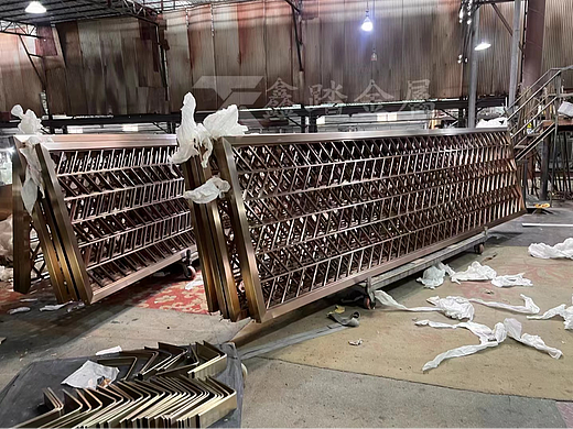 不锈钢电镀屏风隔断 不锈钢屏风定制