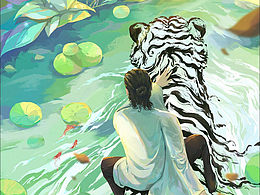 騎虎入林，遇山中靈