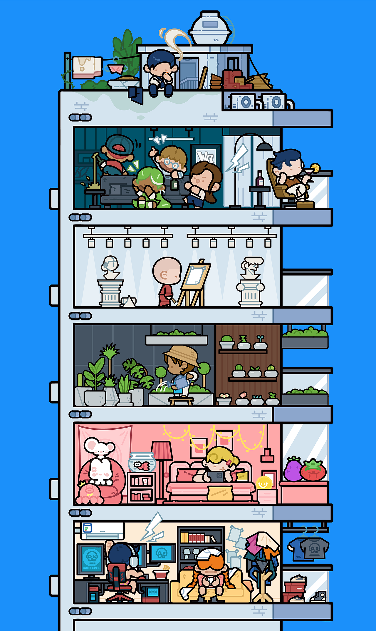 做人没必要太正常。花点时间发疯一下（图ZMzc3NDI1MzE2） - 创作习作 - 站酷设计师吴春雷原创素材 - 站酷ZCOOL