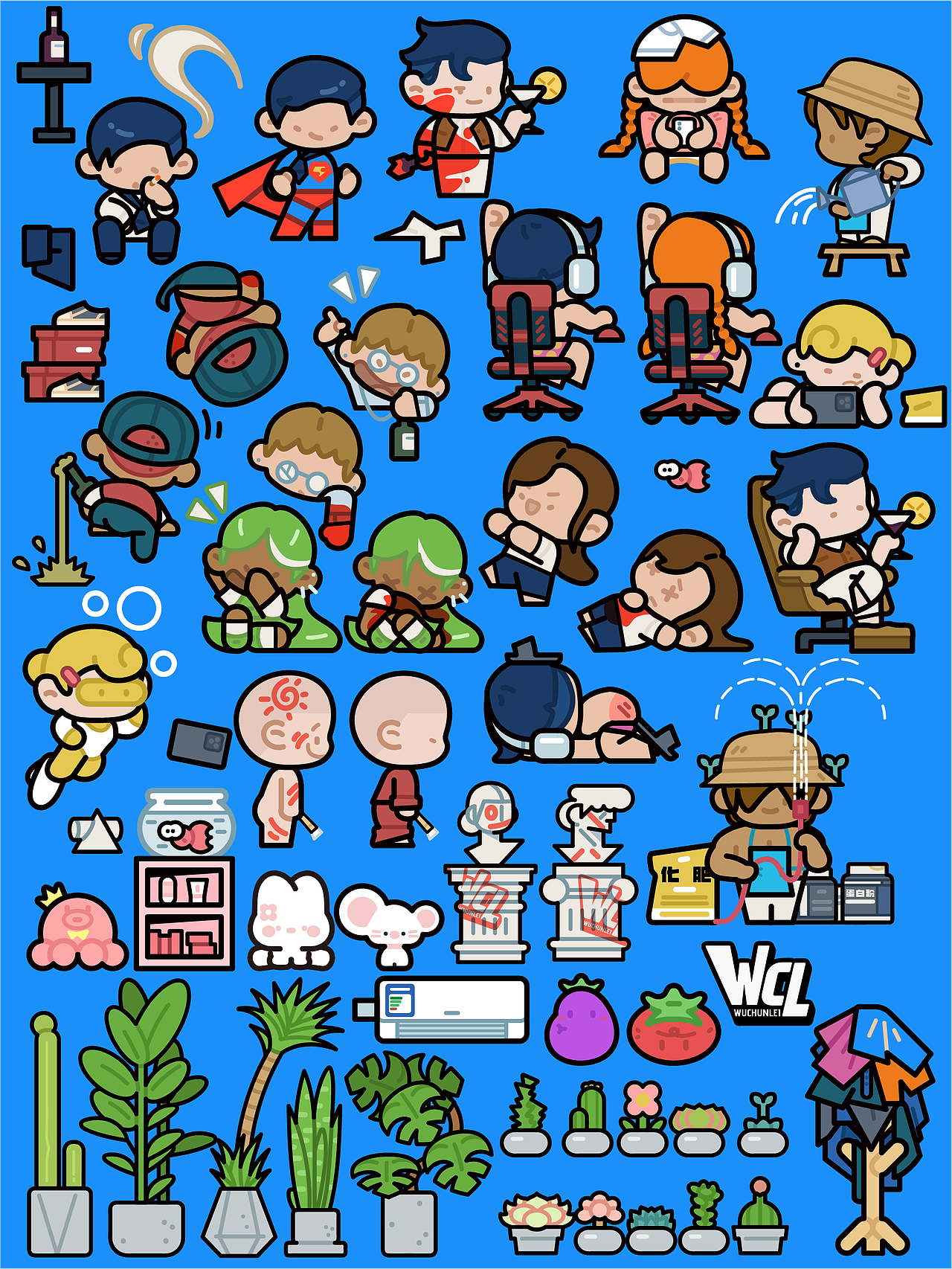 做人没必要太正常。花点时间发疯一下（图ZMzc3NDI1MzMy） - 创作习作 - 站酷设计师吴春雷原创素材 - 站酷ZCOOL