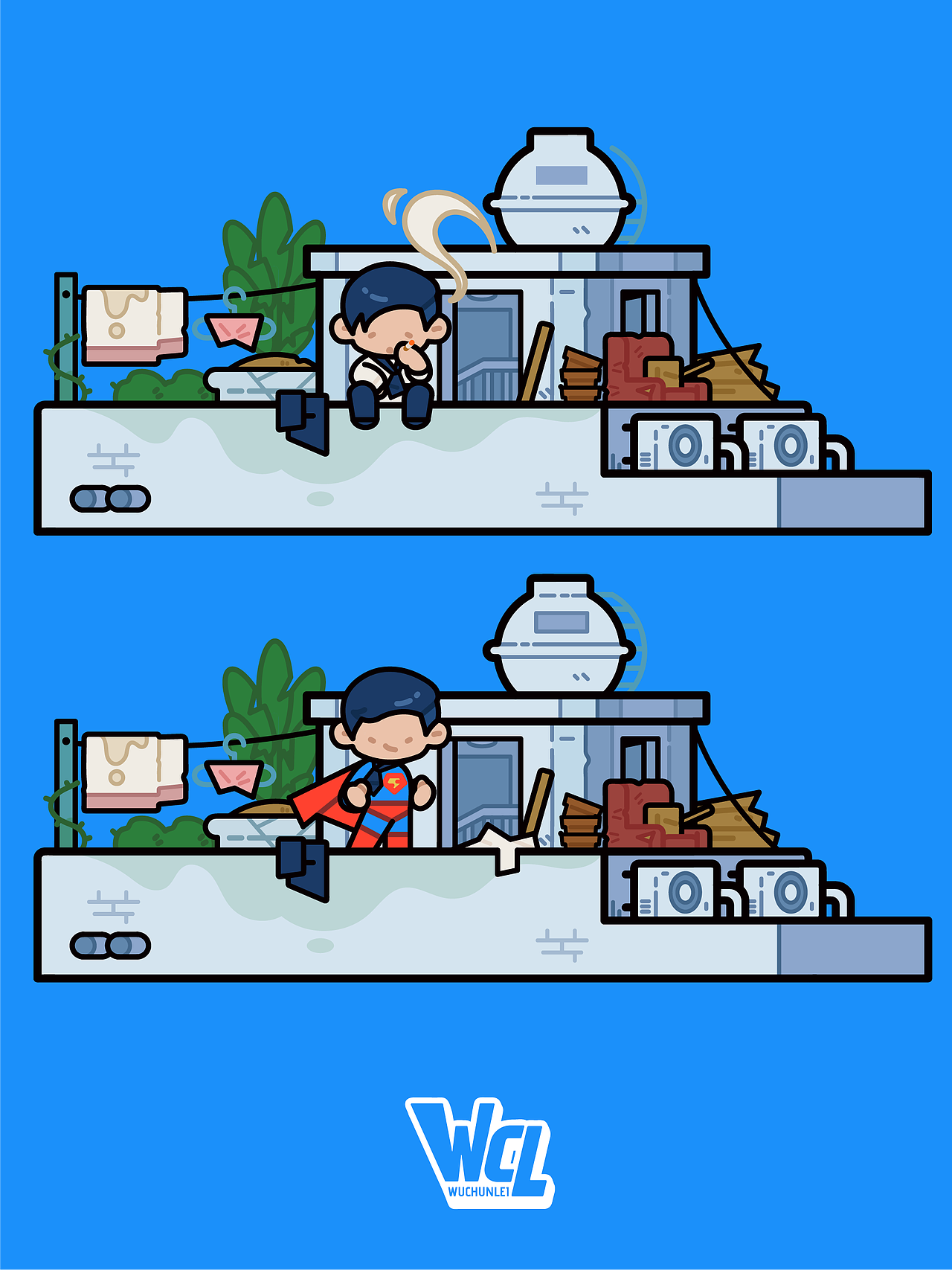 做人没必要太正常。花点时间发疯一下（图ZMzc3NDI1MzQ4） - 创作习作 - 站酷设计师吴春雷原创素材 - 站酷ZCOOL