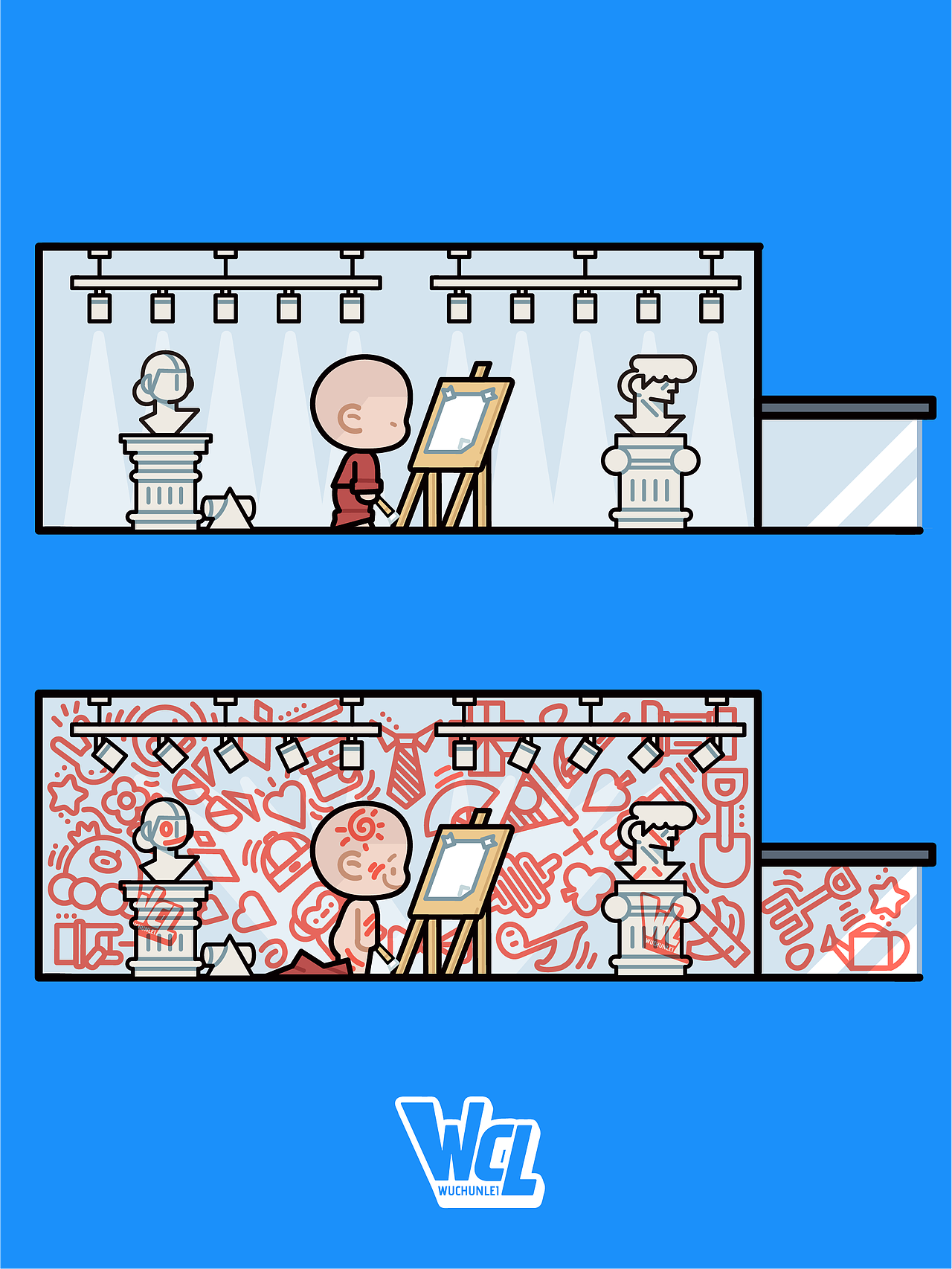 做人没必要太正常。花点时间发疯一下（图ZMzc3NDI1MzQw） - 创作习作 - 站酷设计师吴春雷原创素材 - 站酷ZCOOL