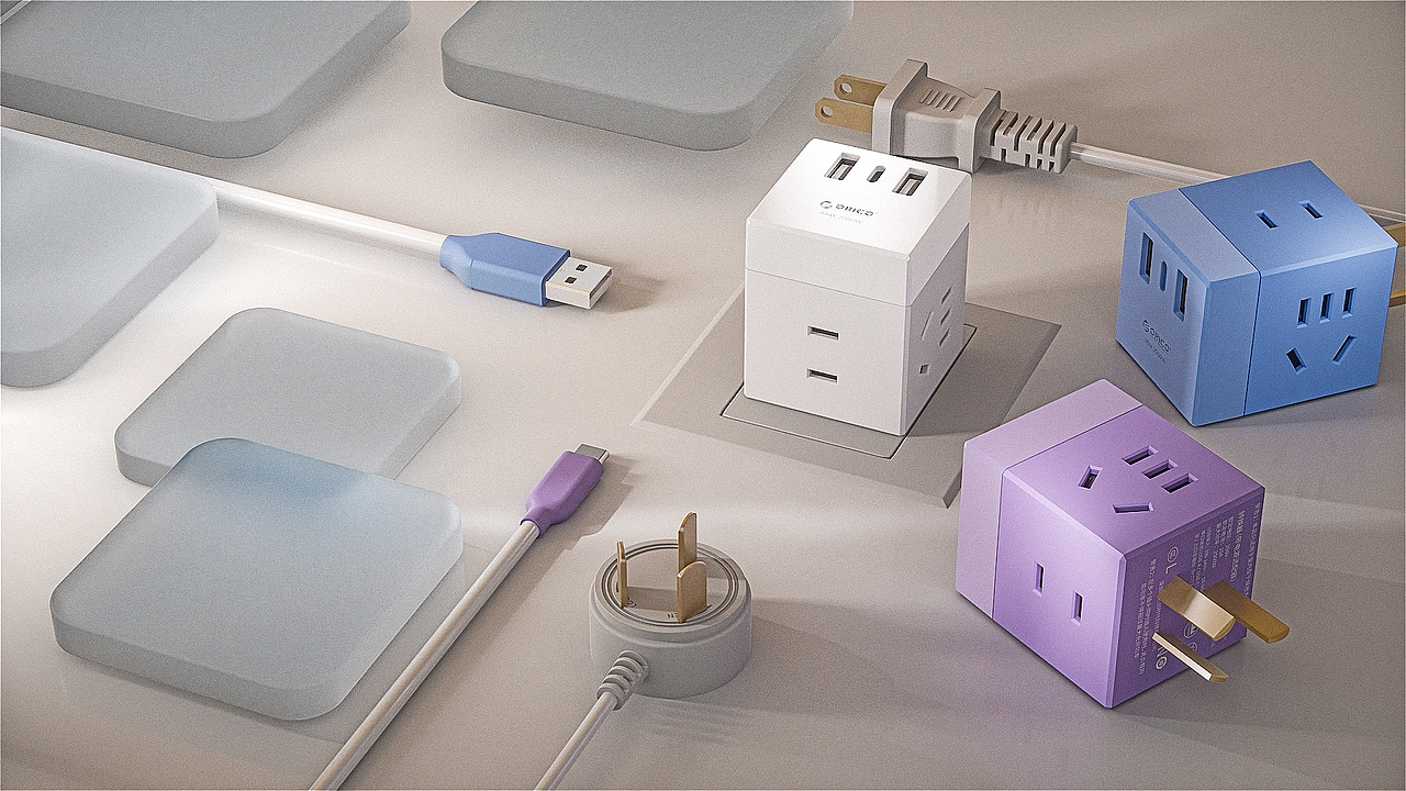 小魔方NBQ系列智能插座（图ZMzc3NDMzMTg0） - 动画/影视 - 站酷设计师Van志臻原创素材 - 站酷ZCOOL