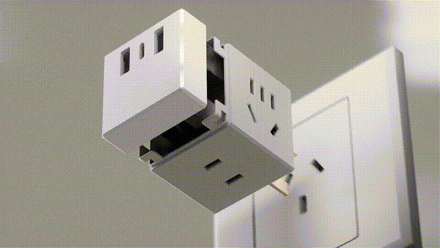 小魔方NBQ系列智能插座（图ZMzc3NDMzNzgw） - 动画/影视 - 站酷设计师Van志臻原创素材 - 站酷ZCOOL