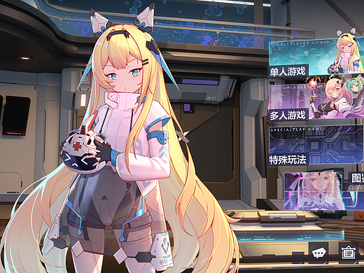 STEAM单机《无效化：黯月》的一些界面作品