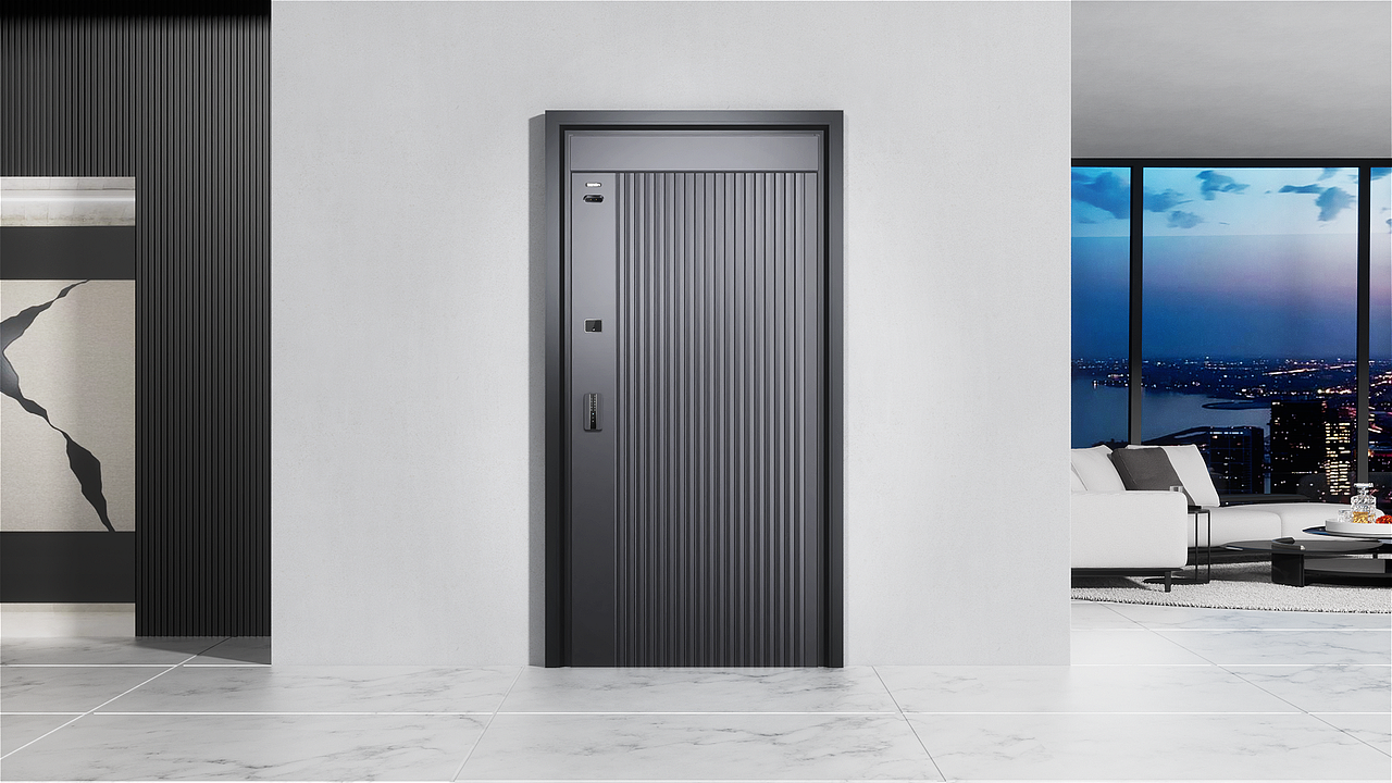 亚太天能 精雕铸铝智能门M8系列（图ZMzc3NDM4NDky） - 动画/影视 - 站酷设计师菜头阿菜菜原创素材 - 站酷ZCOOL