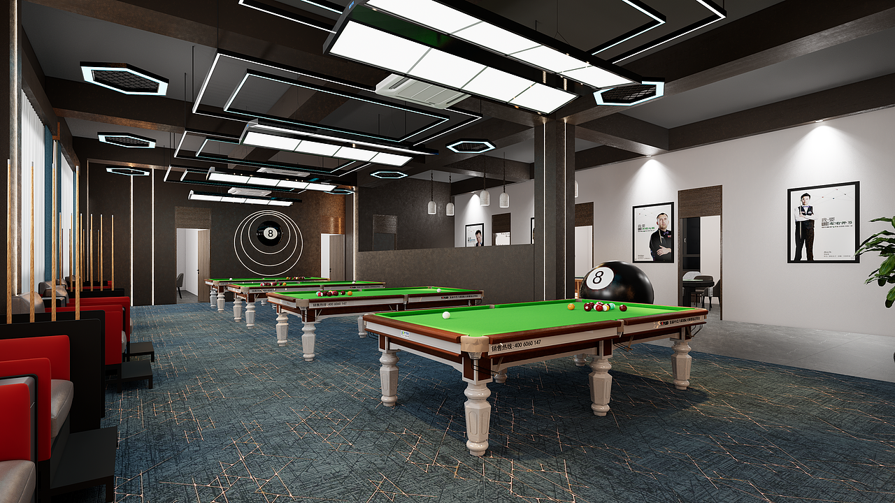 台球室（图ZMzc3NDQyMjY0） - 建筑设计 - 站酷设计师雾雾雾雾雾雾原创素材 - 站酷ZCOOL