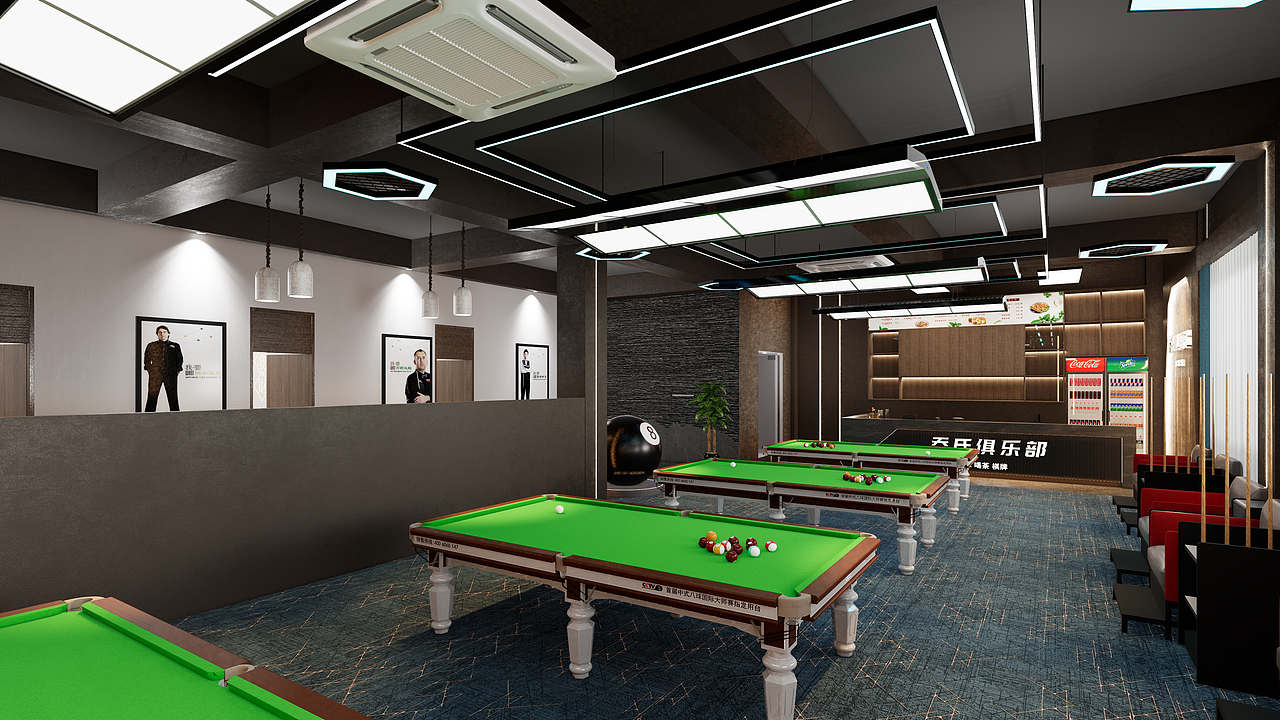 台球室（图ZMzc3NDQyMjQw） - 建筑设计 - 站酷设计师雾雾雾雾雾雾原创素材 - 站酷ZCOOL