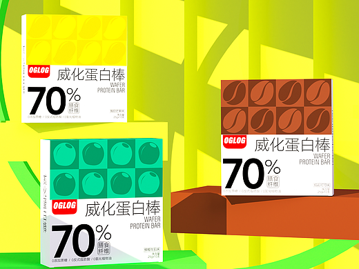 威化蛋白棒包装设计I食品包装I包装设计