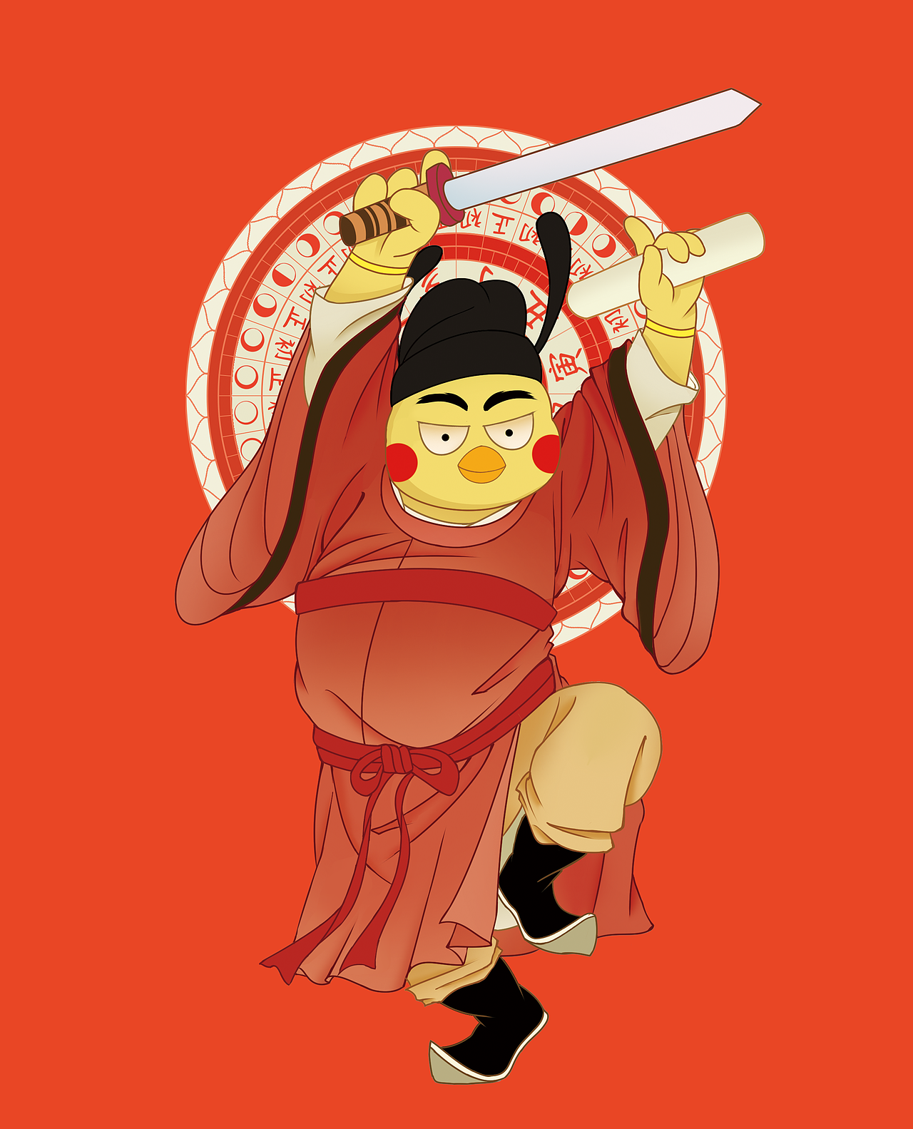 暗藏玄鸡之只因你太美真爱粉手机壳创意设计（图ZMzc3NDQ0NjQ0） - 商业插画 - 站酷设计师君竹ho原创素材 - 站酷ZCOOL