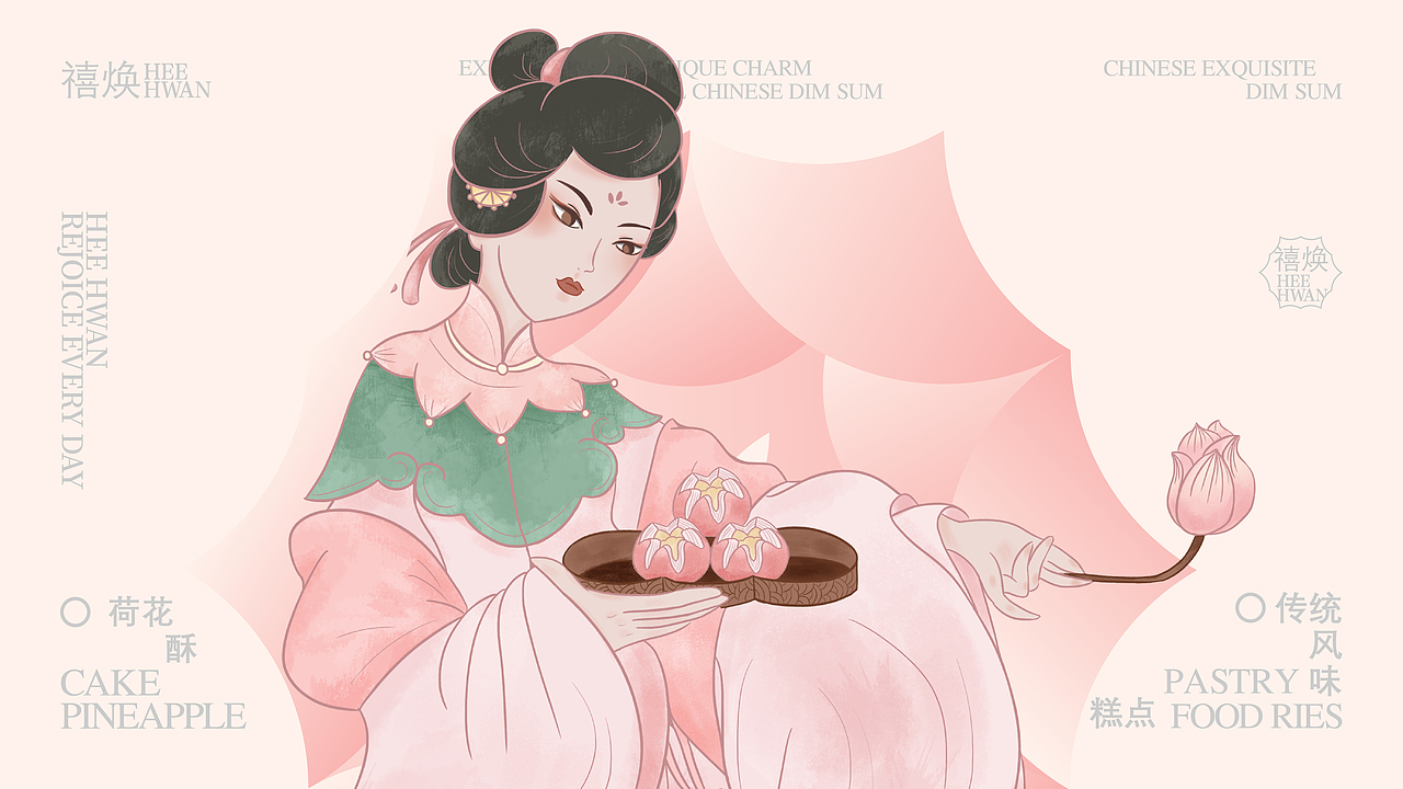 禧焕-中式点心品牌设计(图ZMzc3NDQ1MTEy) - 品牌 - 站酷设计师超梨谱原创素材 - 站酷ZCOOL