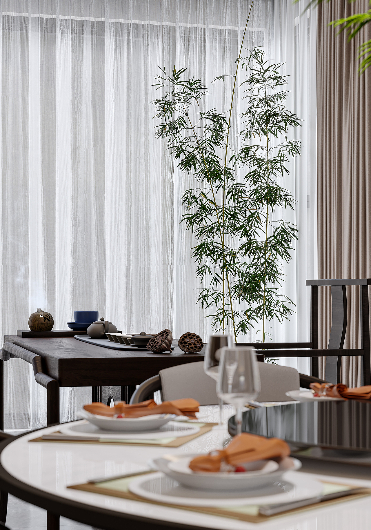 新中式渲染（图ZMzc3NDQ5Mjk2） - 家装设计 - 站酷设计师篱笆外原创素材 - 站酷ZCOOL