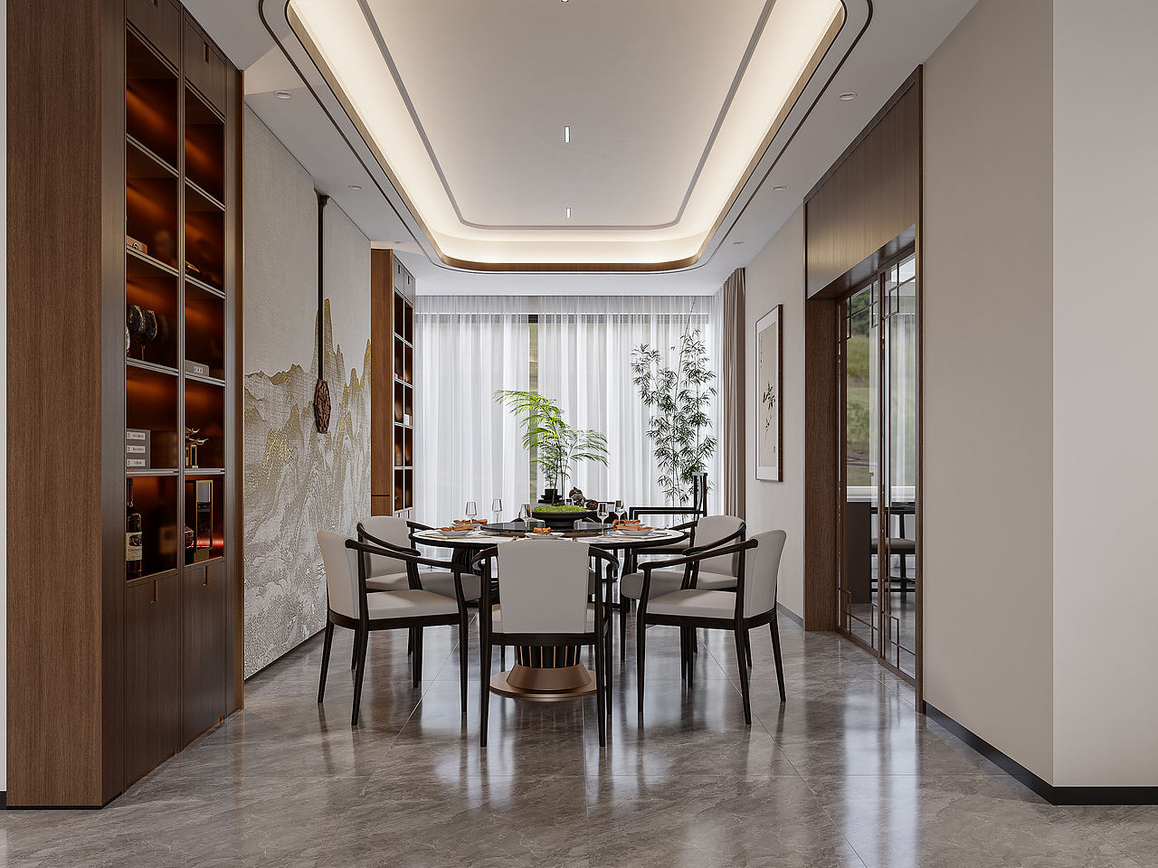 新中式渲染（图ZMzc3NDQ5MzA4） - 家装设计 - 站酷设计师篱笆外原创素材 - 站酷ZCOOL