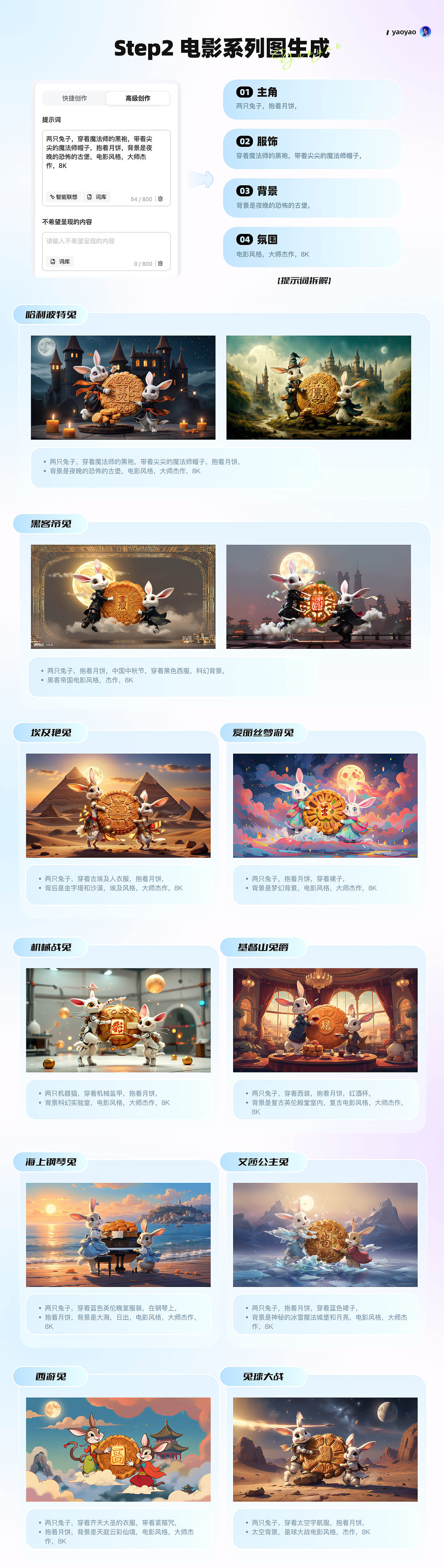 AIGC辅助中秋视频设计