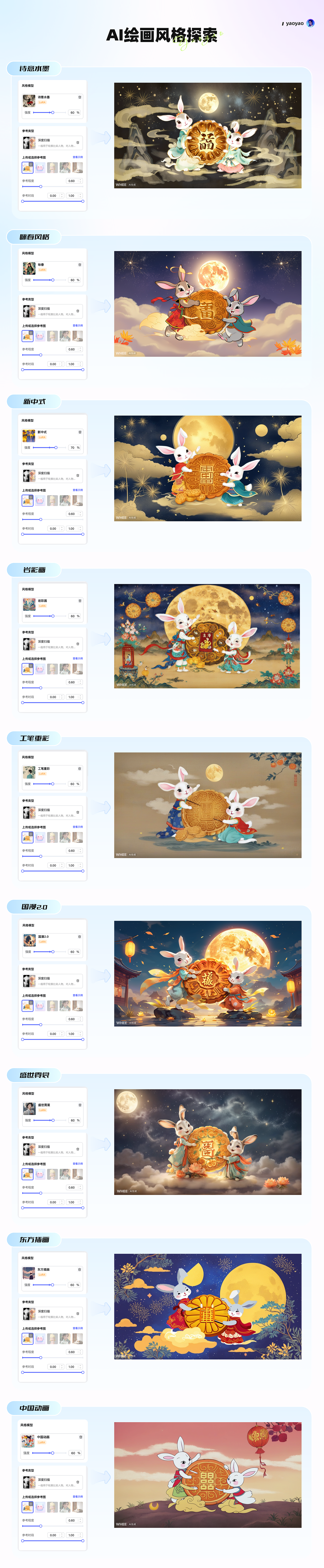 AIGC辅助中秋视频设计