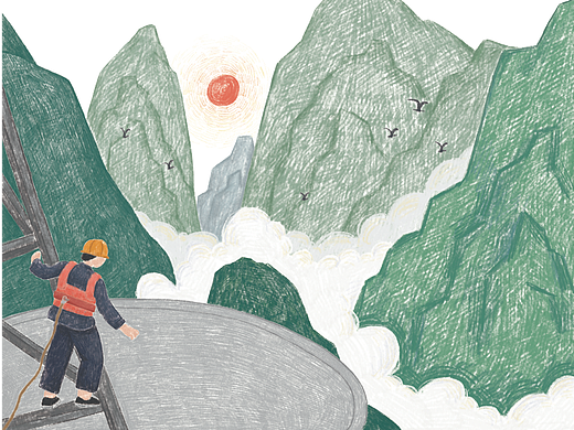 稿件/手绘风格科学界插图