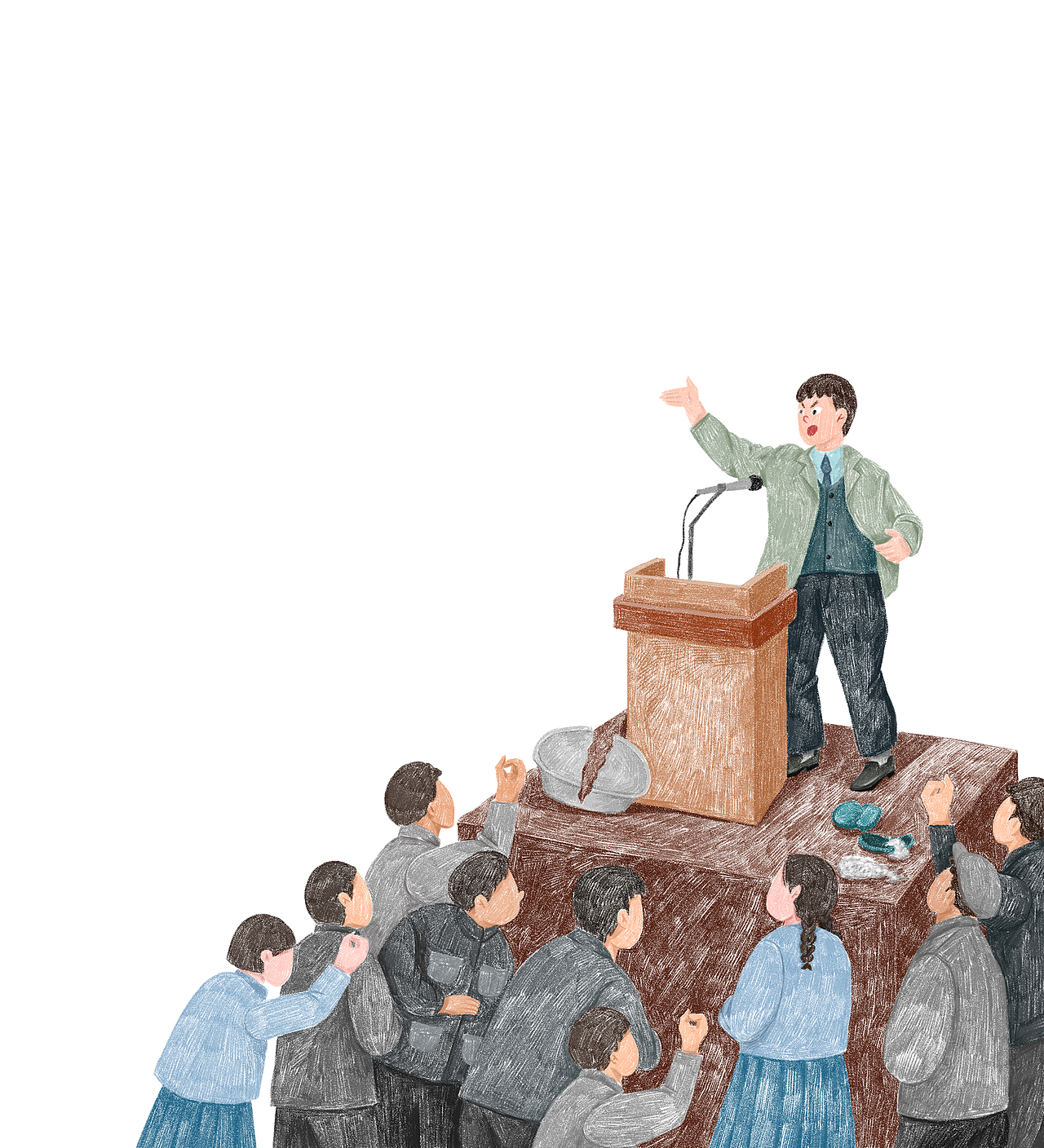 稿件/手绘风格儿童插画内页插图