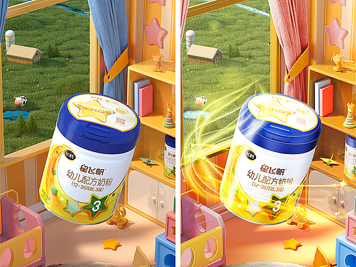 电商产品精修 前后对比图