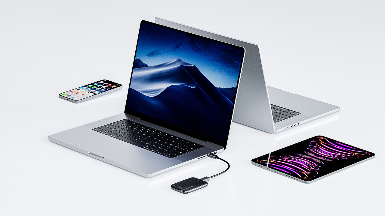 【2024-8月产品渲染图】 Wavlink移动固态硬盘盒