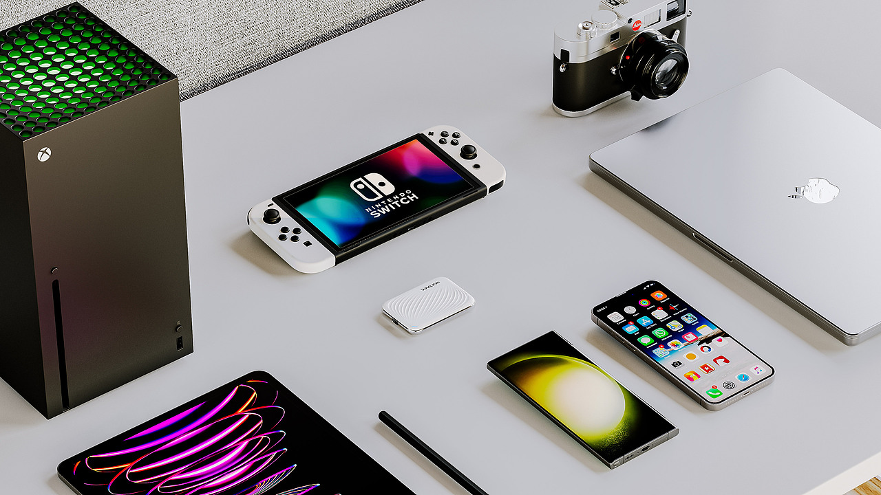 【2024-8月产品渲染图】 Wavlink移动固态硬盘盒