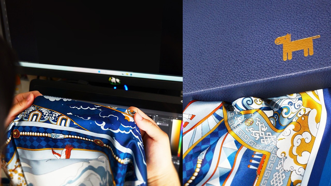 【鄂尔多斯·康巴什】丝巾设计（图ZMzc3NDg4OTM2） - 商业插画 - 站酷设计师二十四画生QYB原创素材 - 站酷ZCOOL