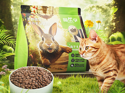 宠物食品\兔肉猫粮详情页视觉x2