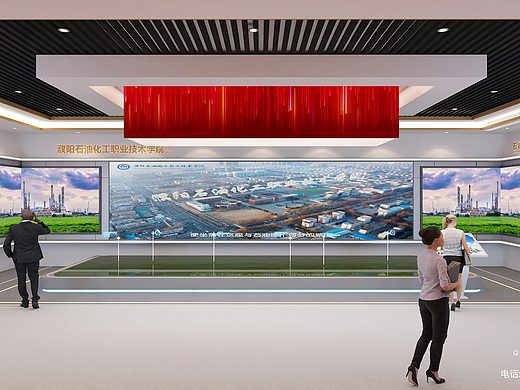 学校展厅（个人主页-ZNzA0NDU1NDA=） - 建筑/空间 - 站酷设计师琦艺空间设计原创素材 - 站酷ZCOOL