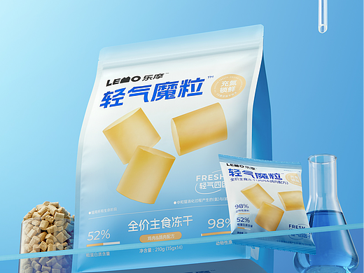 宠物食品摄影｜乐摩猫粮冻干✖乐柠视觉