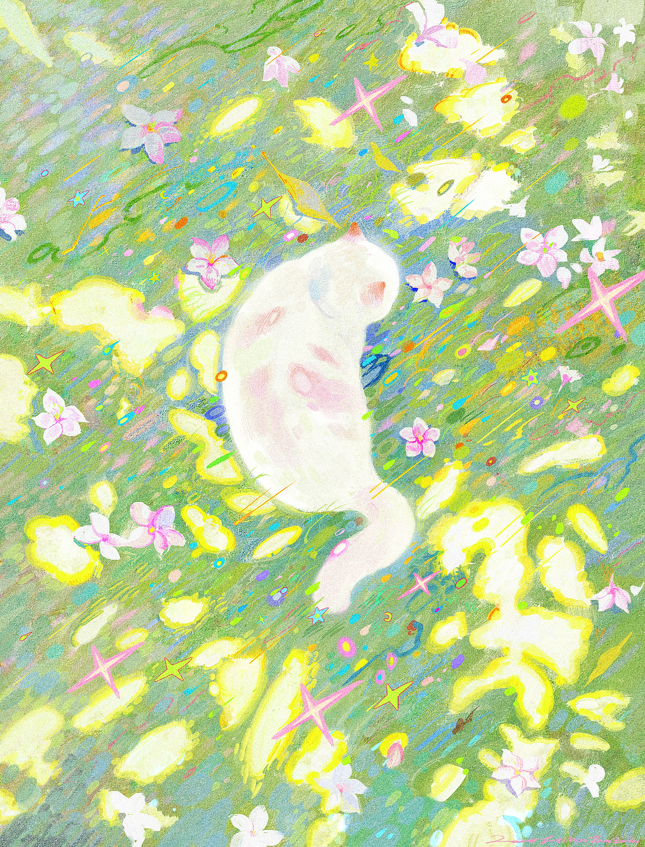 作品合集|《与光共鸣》（图ZMzc3NDkxMjg0） - 艺术插画 - 站酷设计师肥猫加天使原创素材 - 站酷ZCOOL