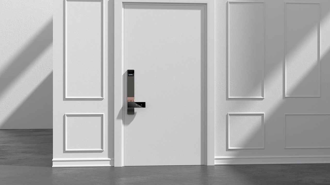 智能门锁-产品动画渲染