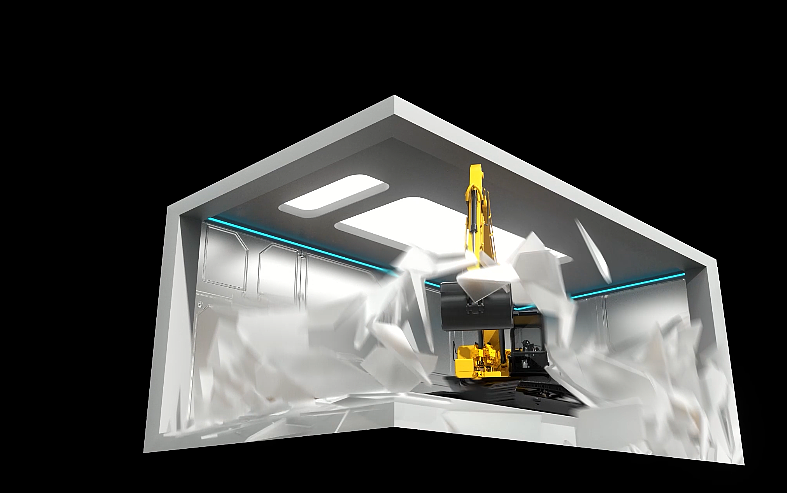 海外会展  裸眼3D项目独立制作，C4D+Redshift+AE+PR