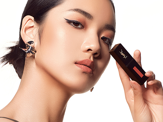 言物集 X YSL |彩妆化妆品口红粉底美妆模特图拍摄杭州