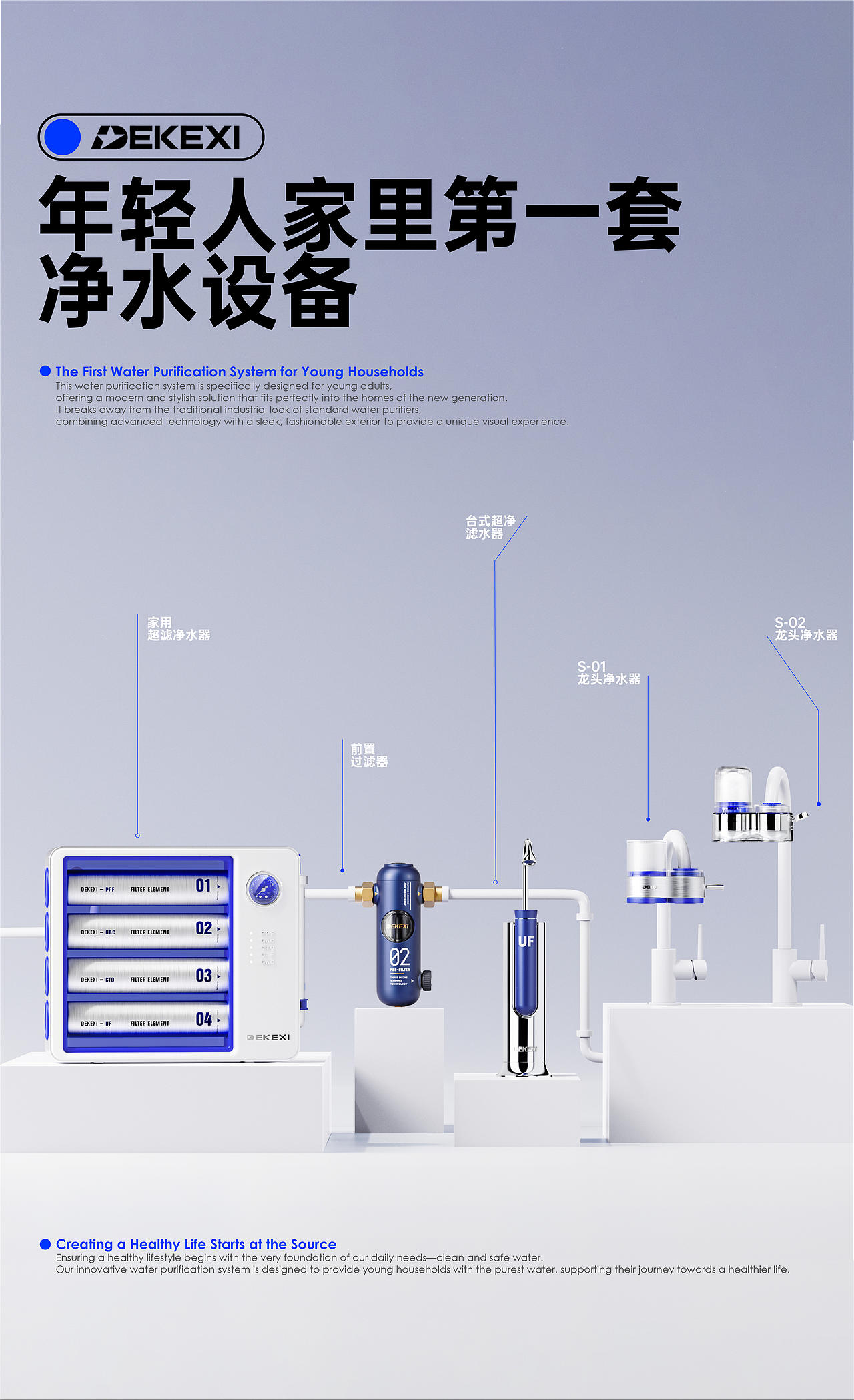 德克西 | 年轻人家里第一套净水设备（图ZMzc3NTAxMDY4） - 其他工业/产品 - 站酷设计师有度设计原创素材 - 站酷ZCOOL