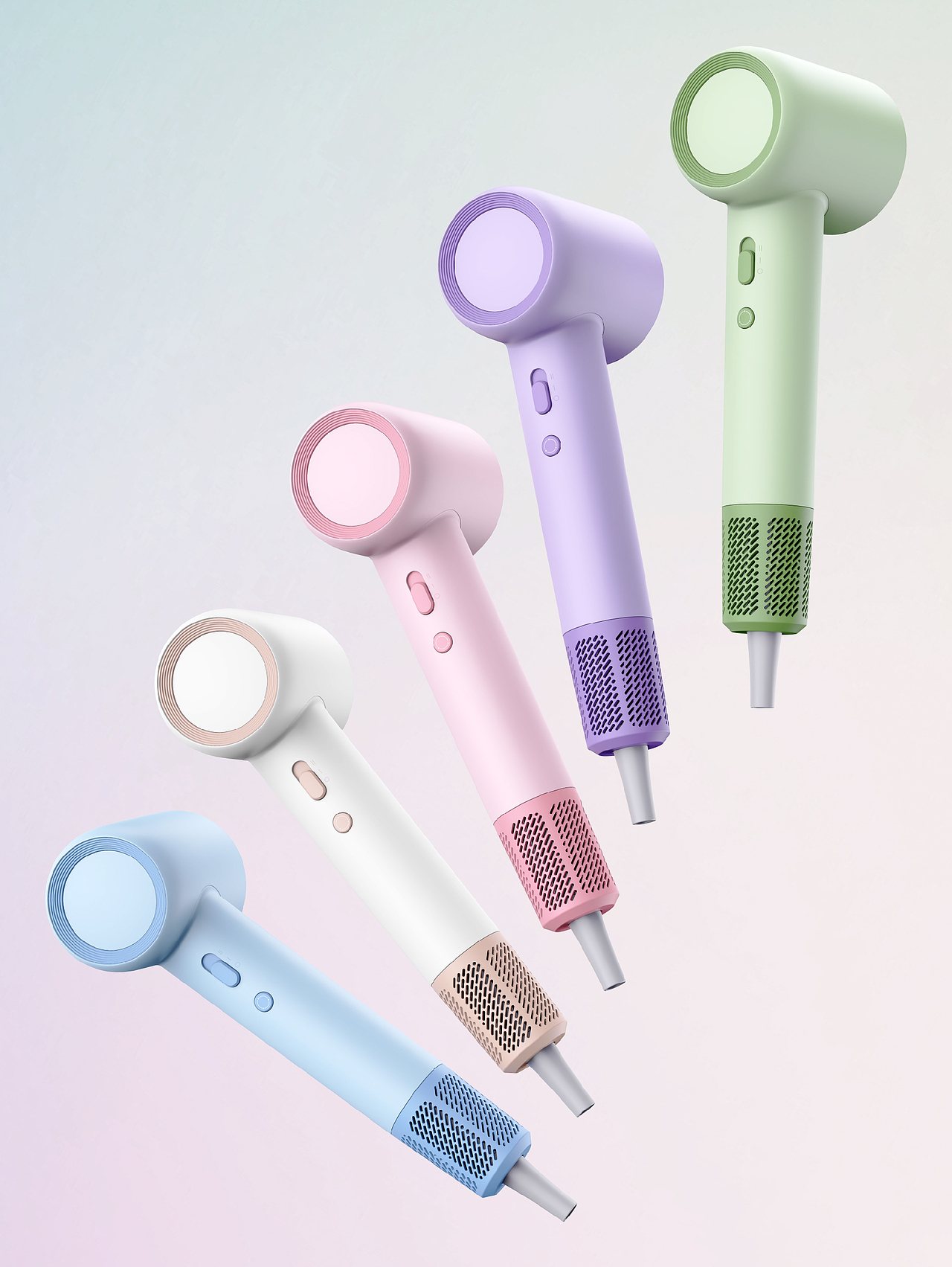 小熊电器 x 瑞德设计 | 小熊润A2高速吹风机-产品设计（图ZMzc3NTAxNjc2） - 生活用品 - 站酷设计师瑞德设计股份原创素材 - 站酷ZCOOL