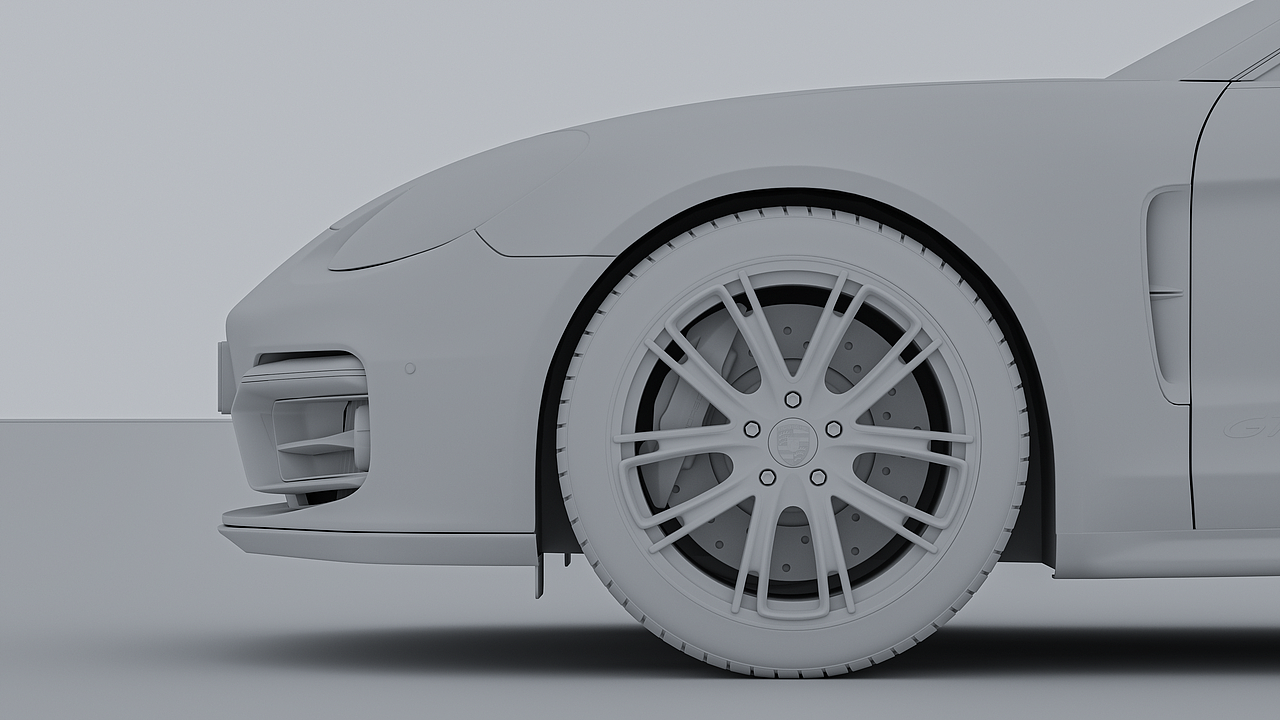 保时捷 帕拉梅拉GTS 渲染