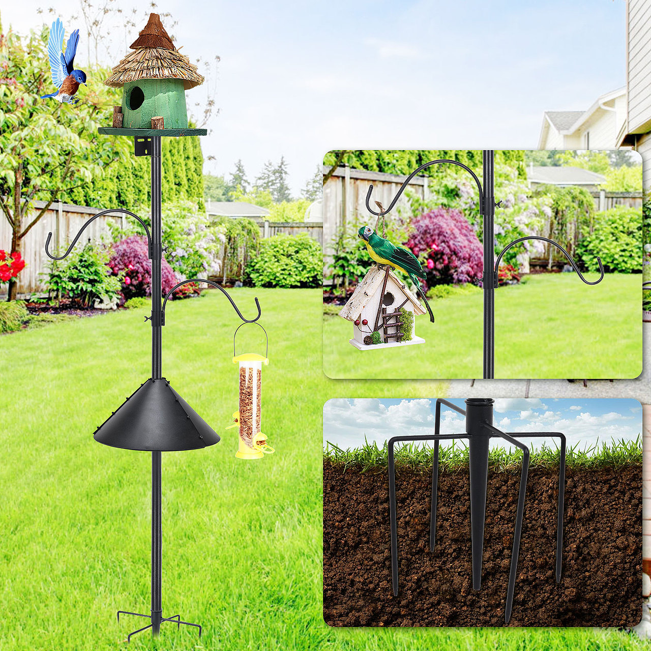 鸟屋杆-亚马逊家居类用品视觉设计/主副图/A+设计（图ZMzc3NTA2NTg0） - 电商 - 站酷设计师汤圆与肥包原创素材 - 站酷ZCOOL