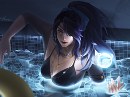 永劫無間 崔三娘 泳裝同人創(chuàng)作