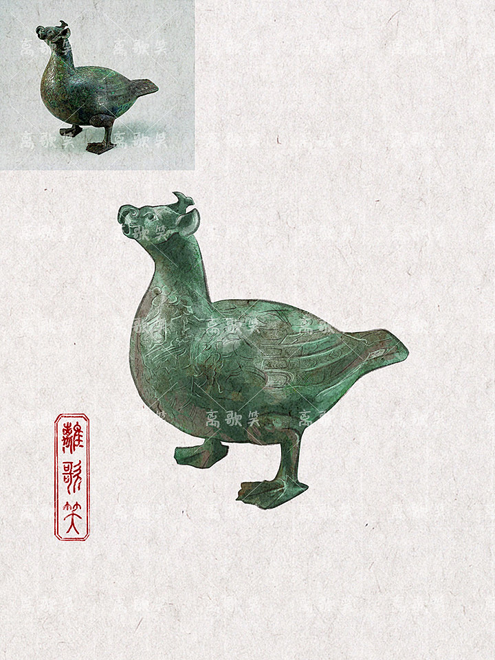 重庆博物馆｜文物插画（图ZMzc3NTE0Njc2） - 商业插画 - 站酷设计师离歌笑z原创素材 - 站酷ZCOOL