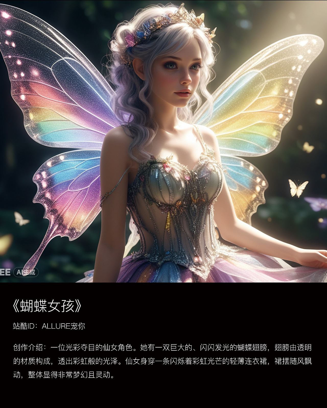 《蝴蝶女孩》（图ZMzc3NTI0NzIw） - 其他动漫 - 站酷设计师Allure宠你原创素材 - 站酷ZCOOL