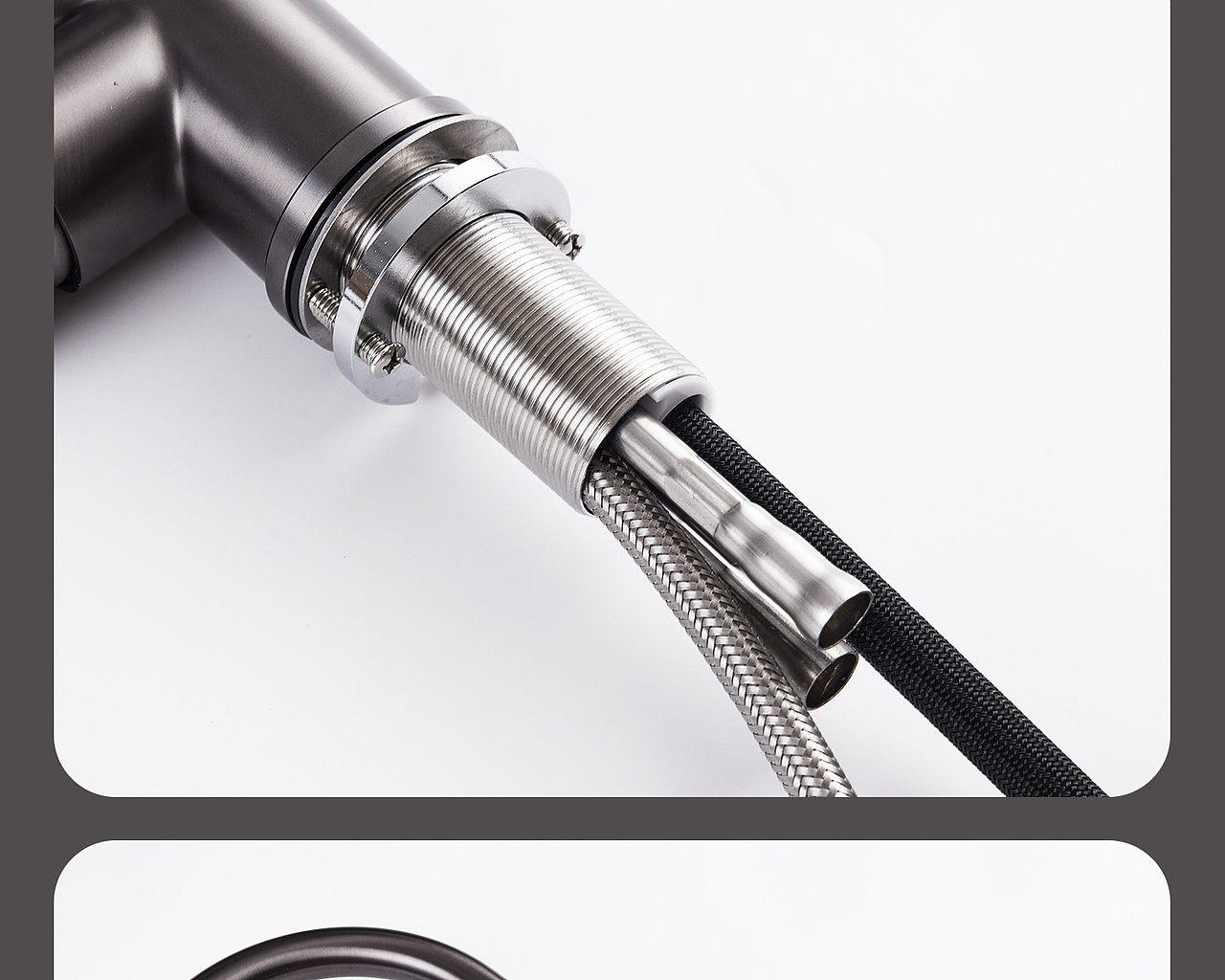 厨房龙头/枪黑/水龙头