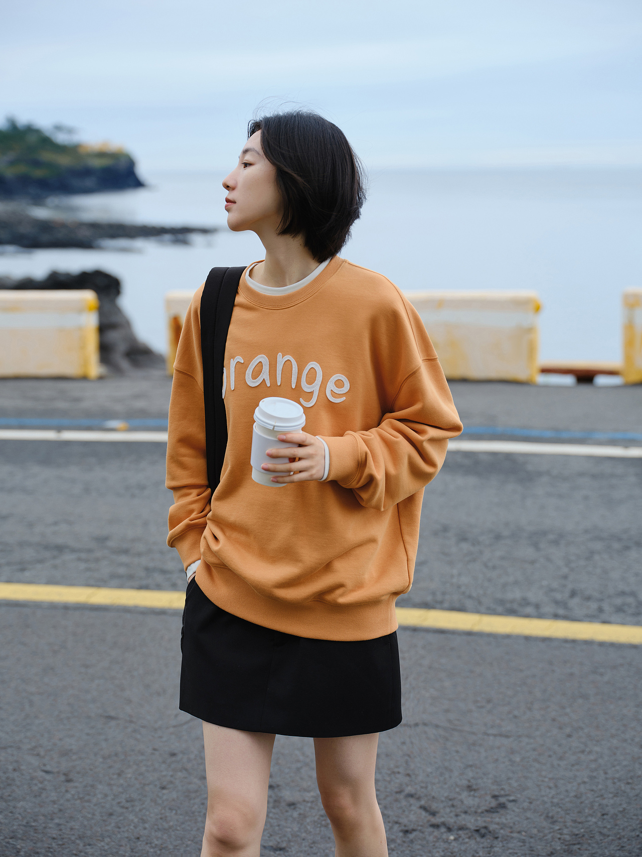 精修【加州落日】宽松落肩卫衣