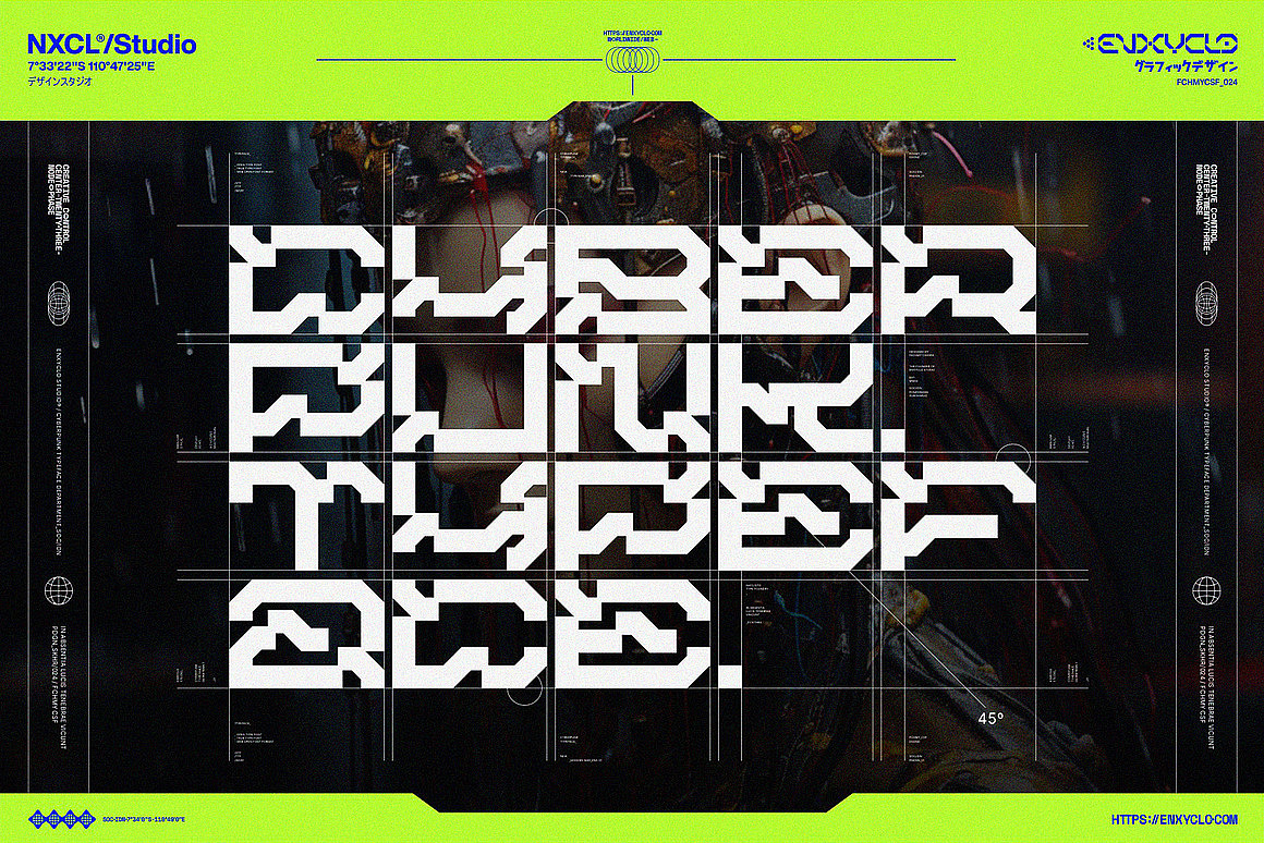 潮流科幻机能潮牌文创海报标题无衬线英文字体家族（图ZMzc3NTU4NzMy） - 字体/字形 - 站酷设计师最西文集原创素材 - 站酷ZCOOL